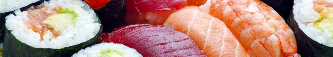 Eating Asian Fusion Japanese Sushi at EurAsia Fusion Sushi restaurant in Houston, TX.
